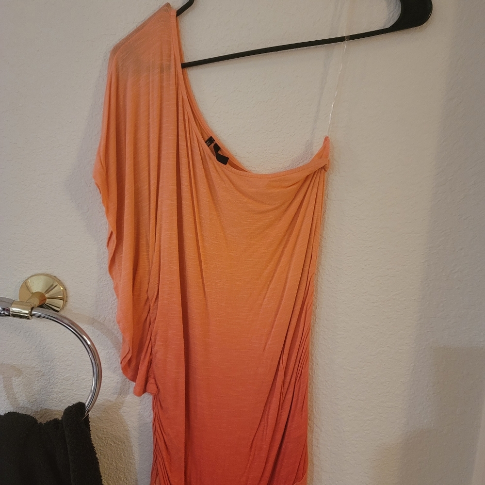 Maurices off the shoulder orange top size small